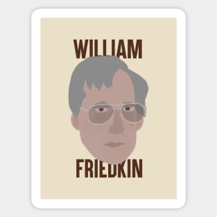 William Friedkin Head Sticker